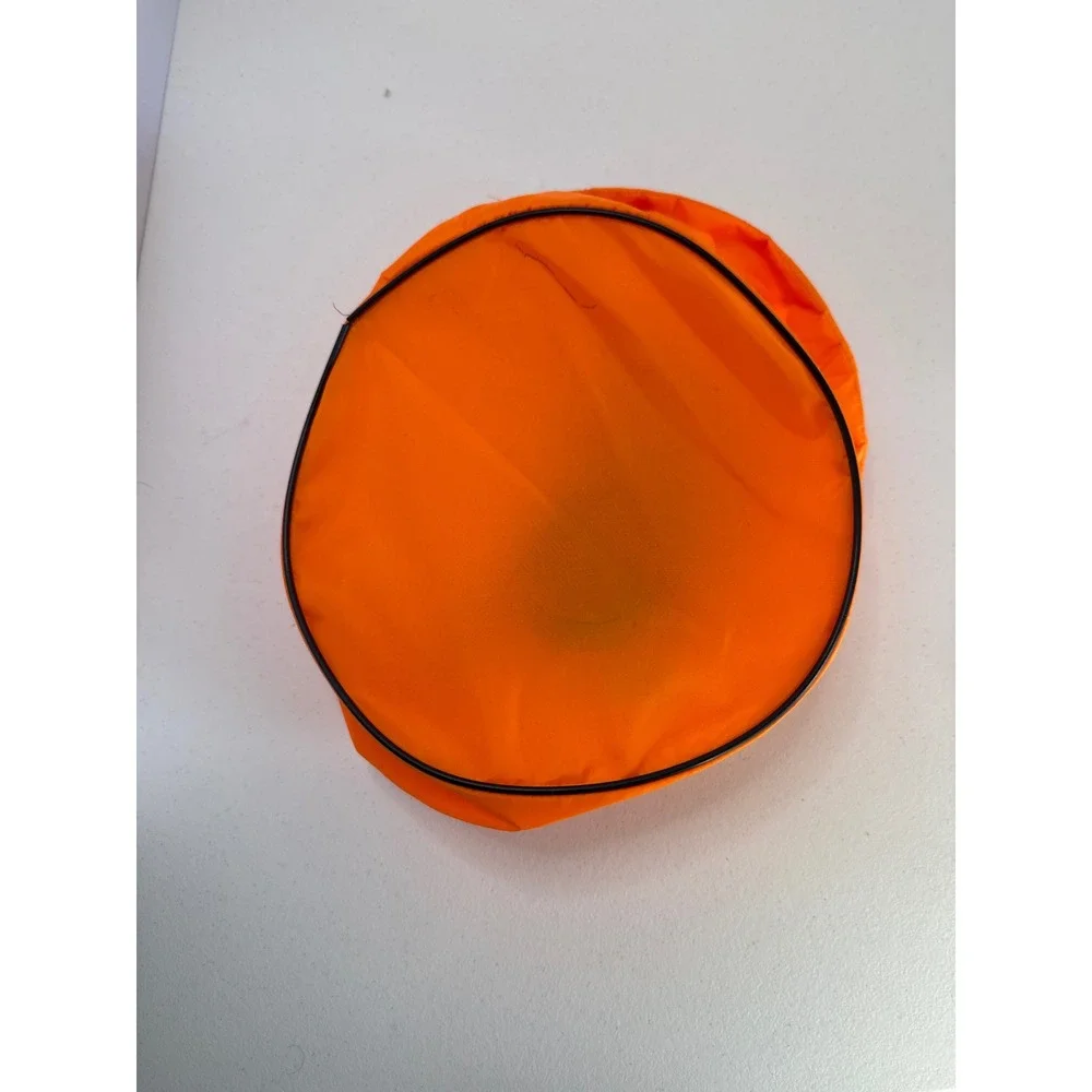 Orange Light Up LED Halloween Pumpkin Trick or Treat Bag Jack-O-Lantern Bucket